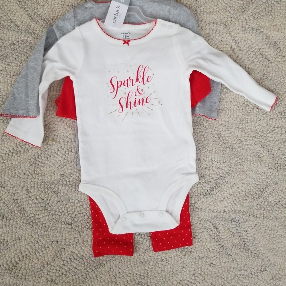6,9m & 12m Girls 3pc set carters - Picture 3 of 3